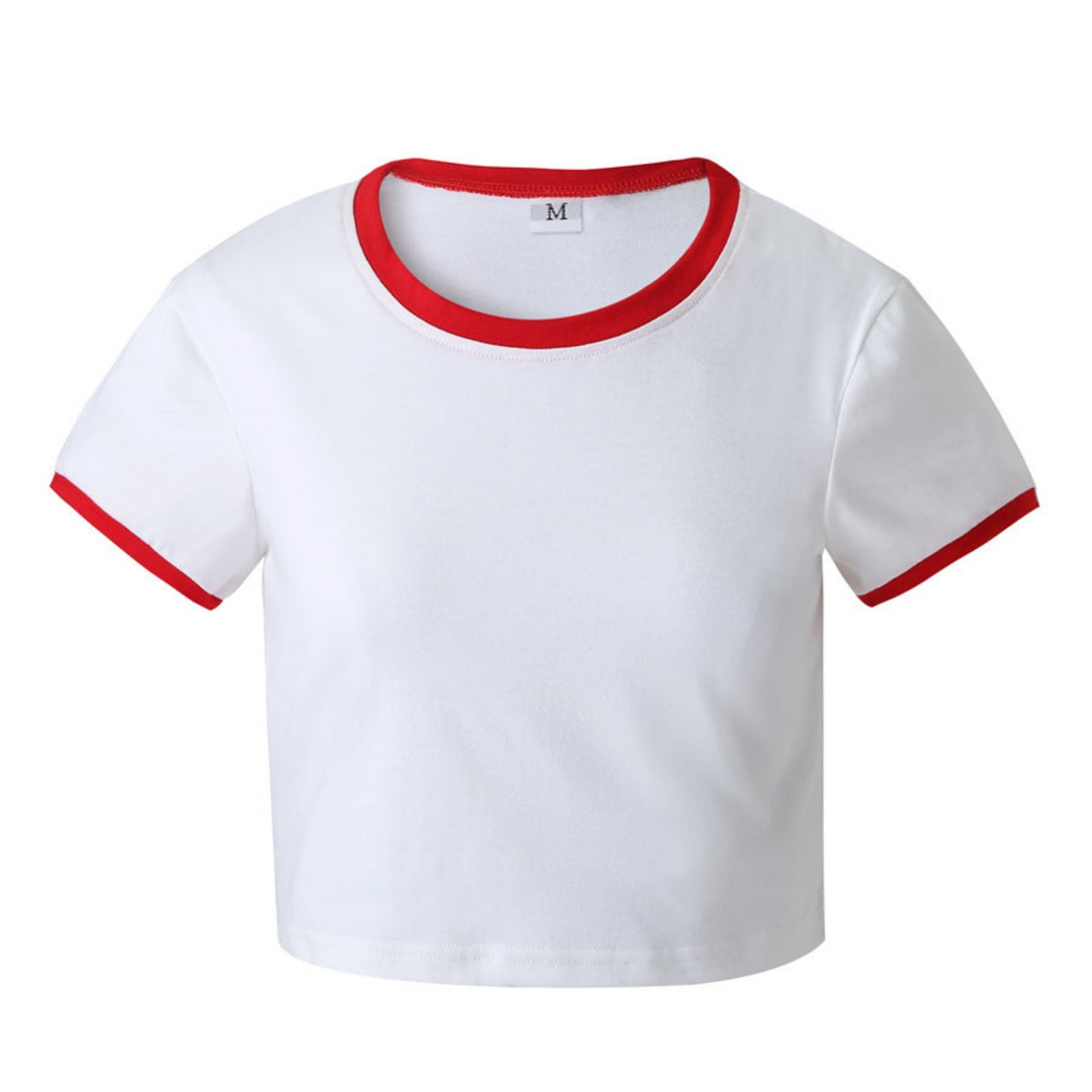 EB | Slim Fit farblich passende kurze Ärmel