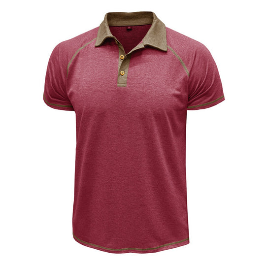 EB | Kurzärmeliges Herren-T-Shirt mit Revers