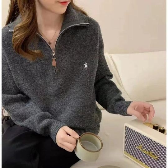 EB | Bequemer Pullover mit Reißverschluss