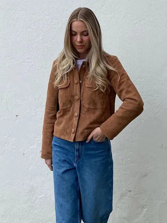 EB | Stylische Wildlederjacke für Damen