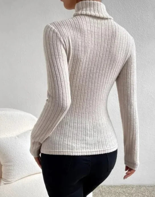 EB | Rippstrick Rollkragen Weich und Warm Klassisches Design