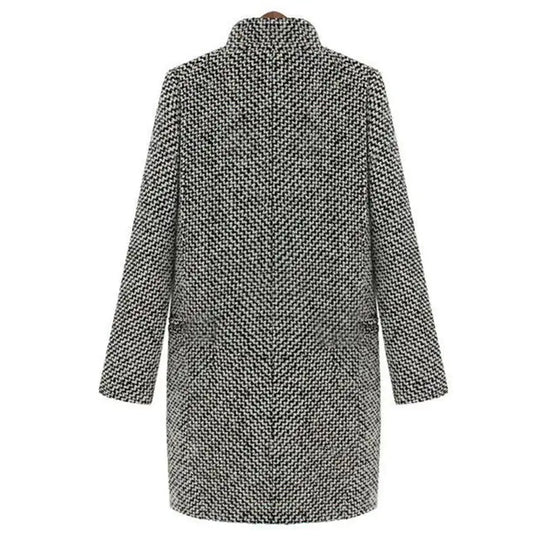 EB | Lange Woll-Winterjacke für Damen