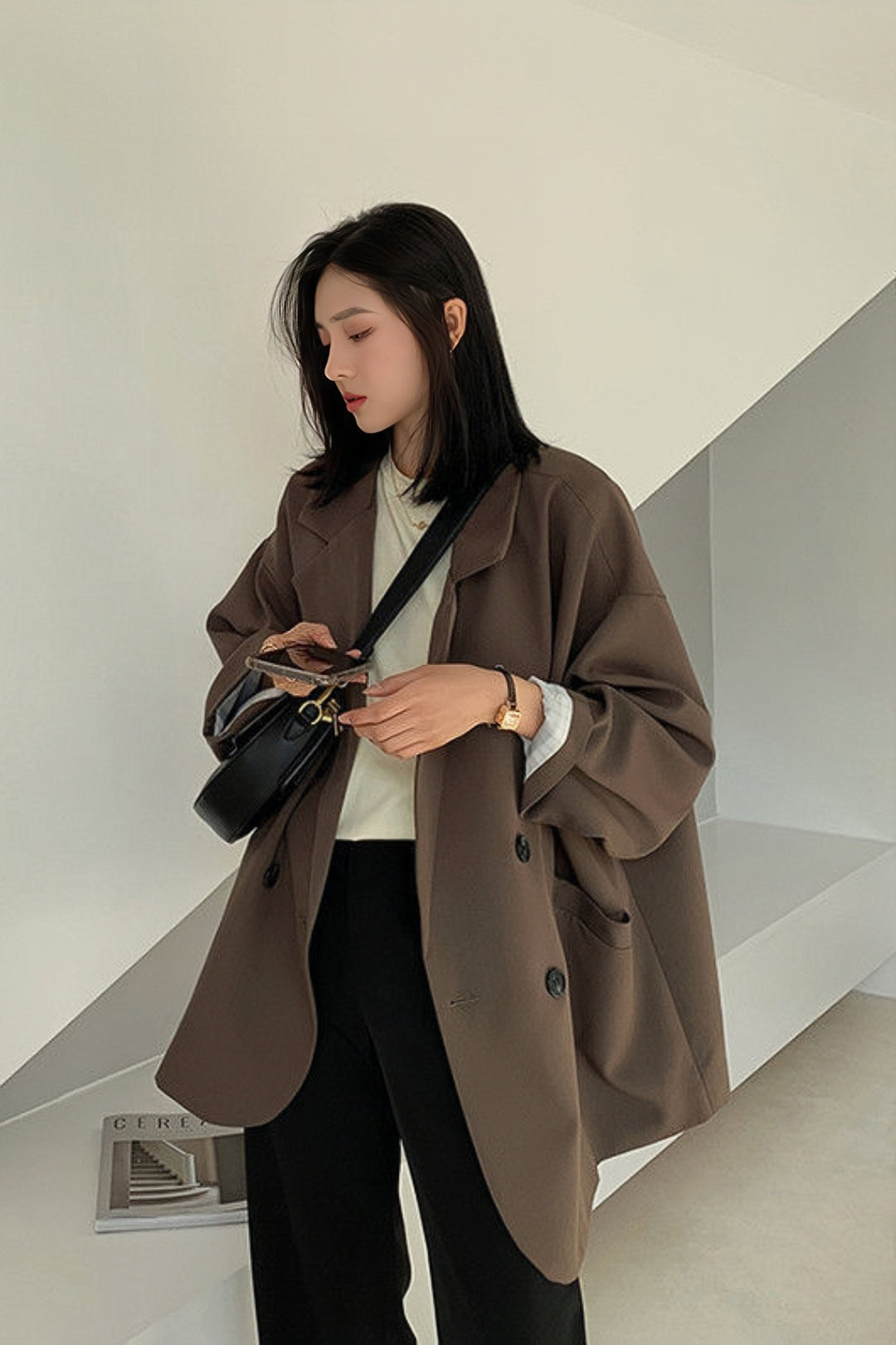 EB | Koreanische Version Lockerer Mantel