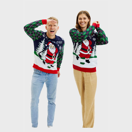 EB | Ho Ho Hole In One Weihnachts-Pullover Damen