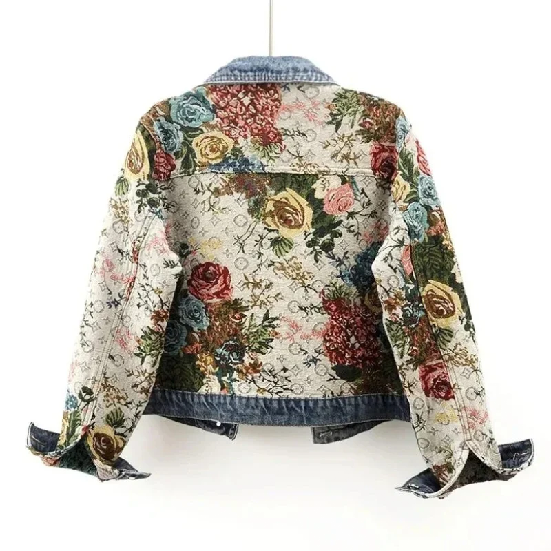 EB | Floral Jeansjacke für Damen Juli