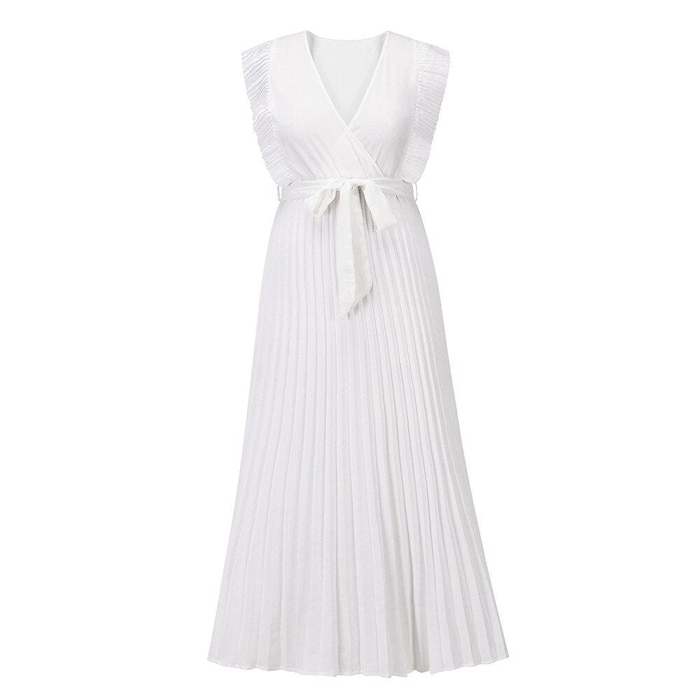 EB | Weiße Boho Hochzeitskleid