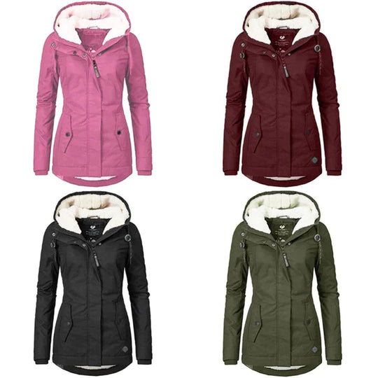 EB | Stilvoller Langer Damen Wintermantel