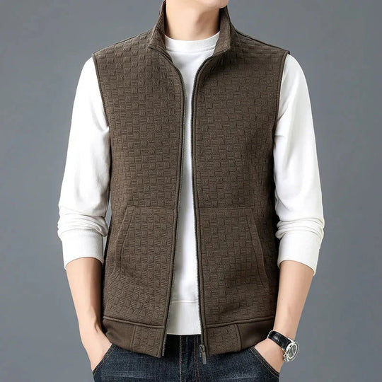 EB | Baumwoll-Fleece-Strickweste