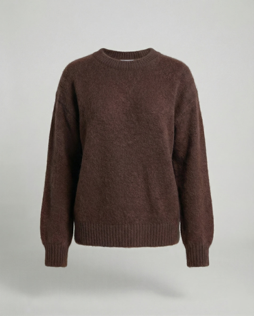 Damen Strickpullover aus weichem Kaninchenhaar-Mix Oversize