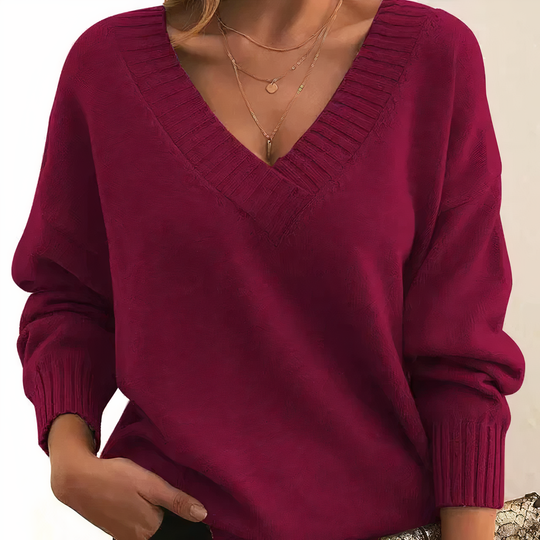EB | Klassischerpullover mit Edlem Stoff