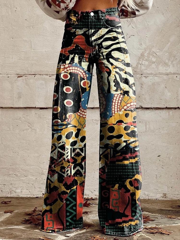EB | Bunte Vintage-Hose für Damen
