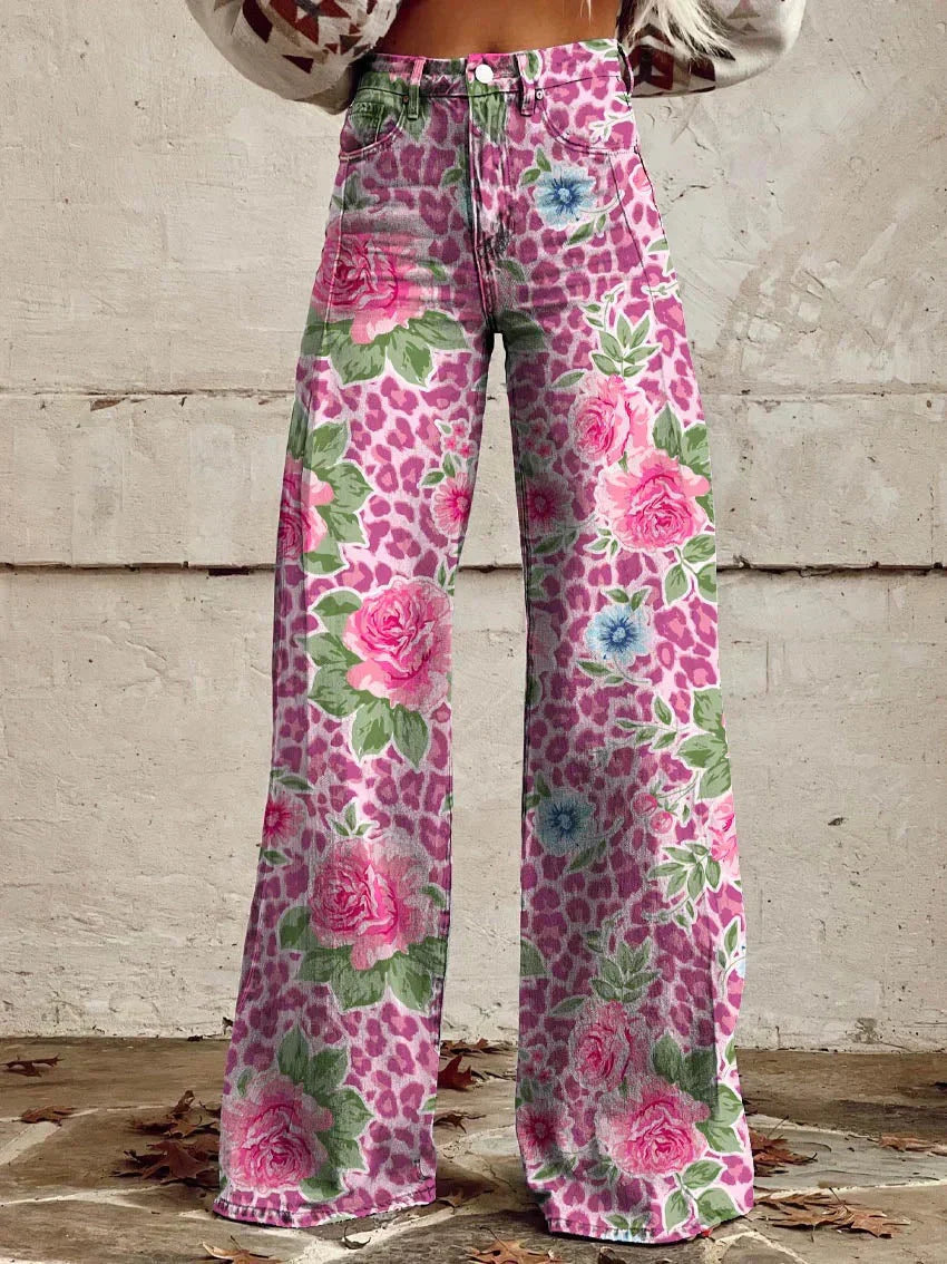EB | Stylische Jeans mit Blumenmuster