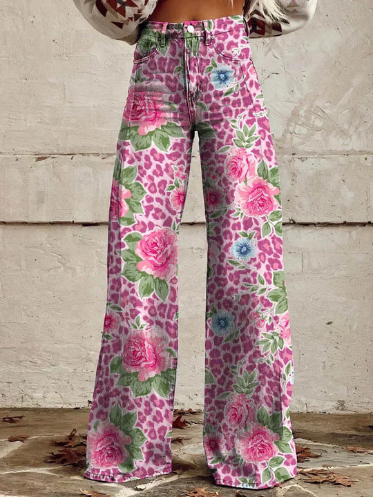 EB | Stylische Jeans mit Blumenmuster