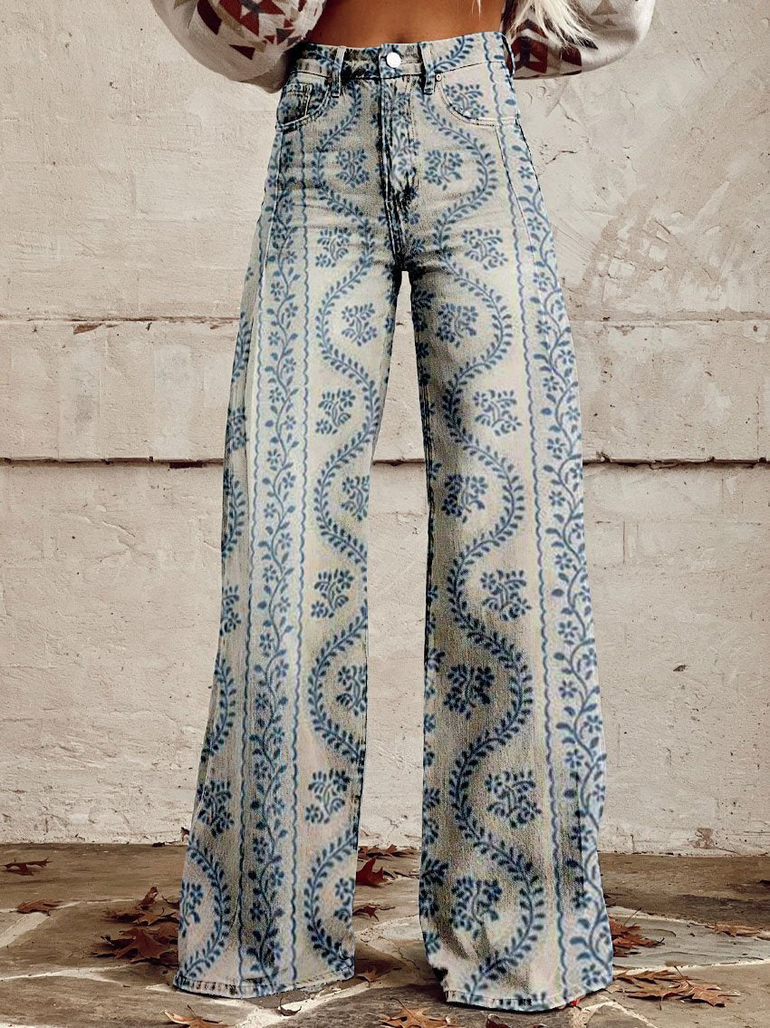 EB | Bunte Vintage-Hose für Damen