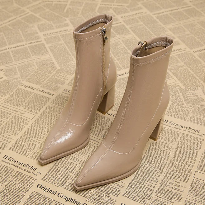EB |  Damen-Stiefeletten mit hohem Absatz