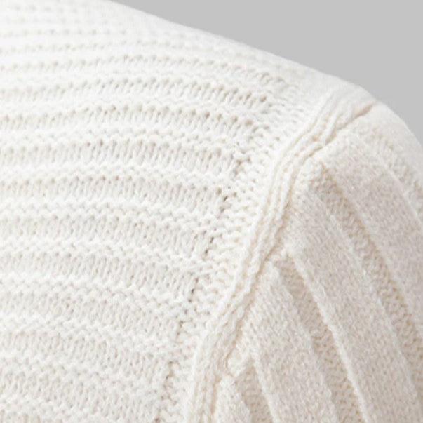 EB | Wool Rollneck Sweater Cable Knit Roll Neck Sweater