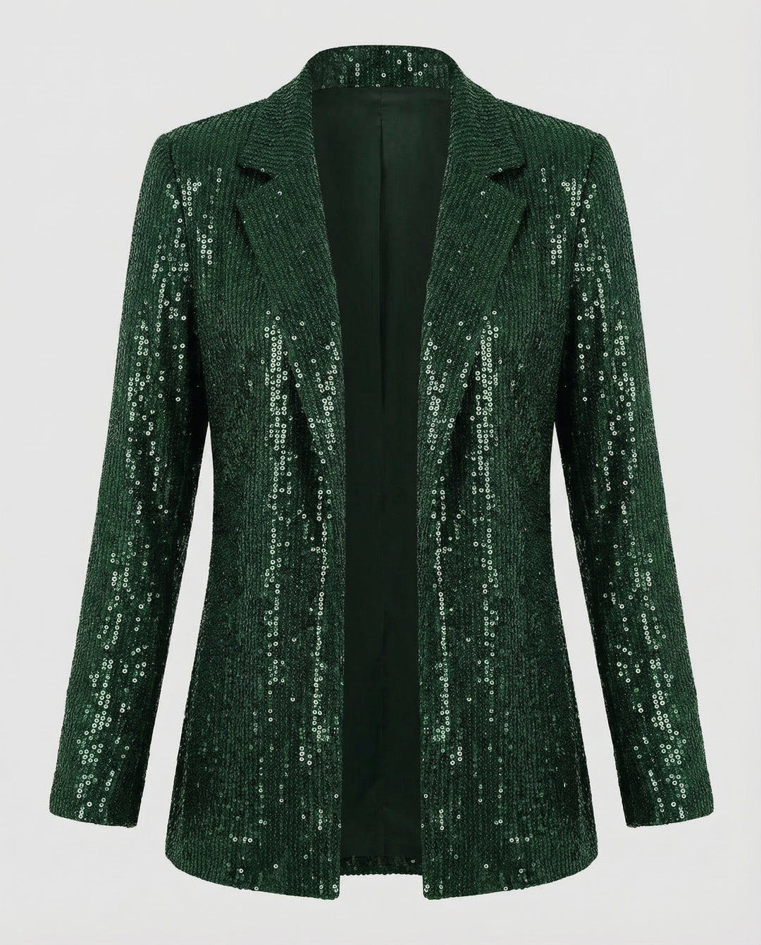 Glamouröser Pailletten Revers Blazer | EB