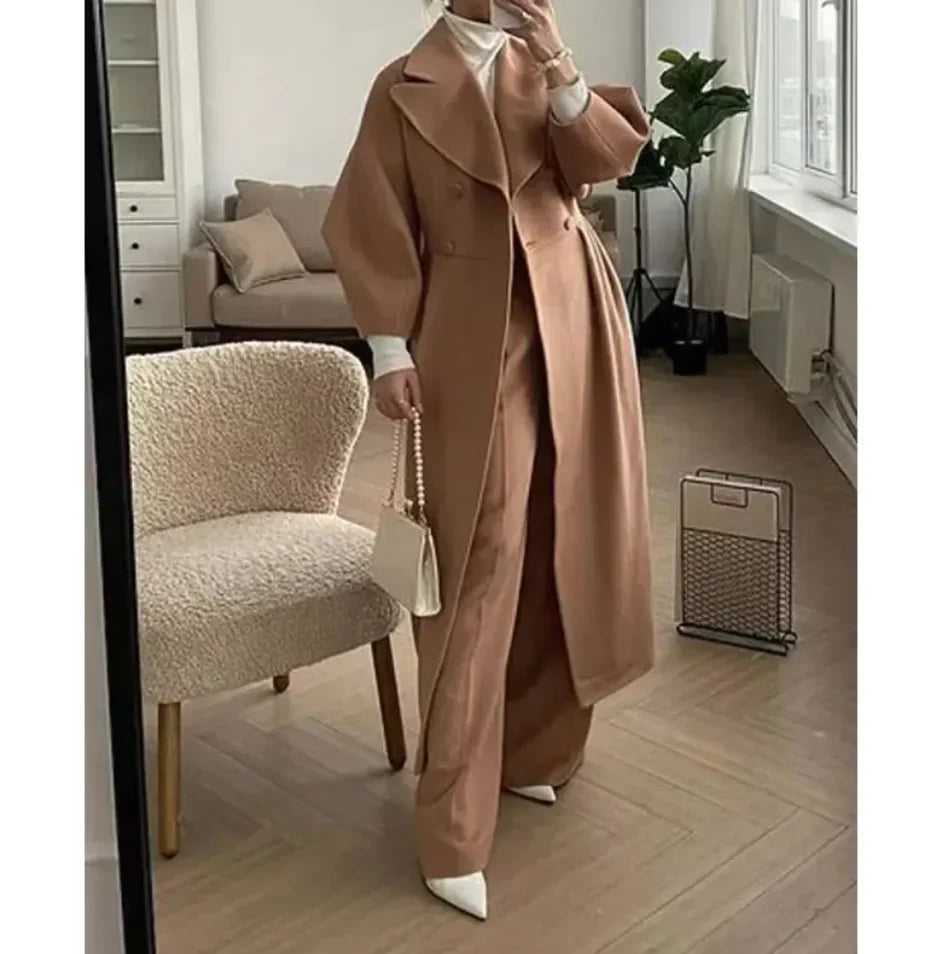 EB | Lange Jacke Klassischer Schnitt Zeitloser Stil