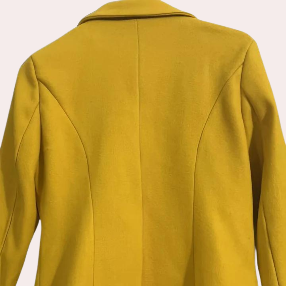 EB | Zweireihiger Trenchcoat für Damen - Knopfdetails