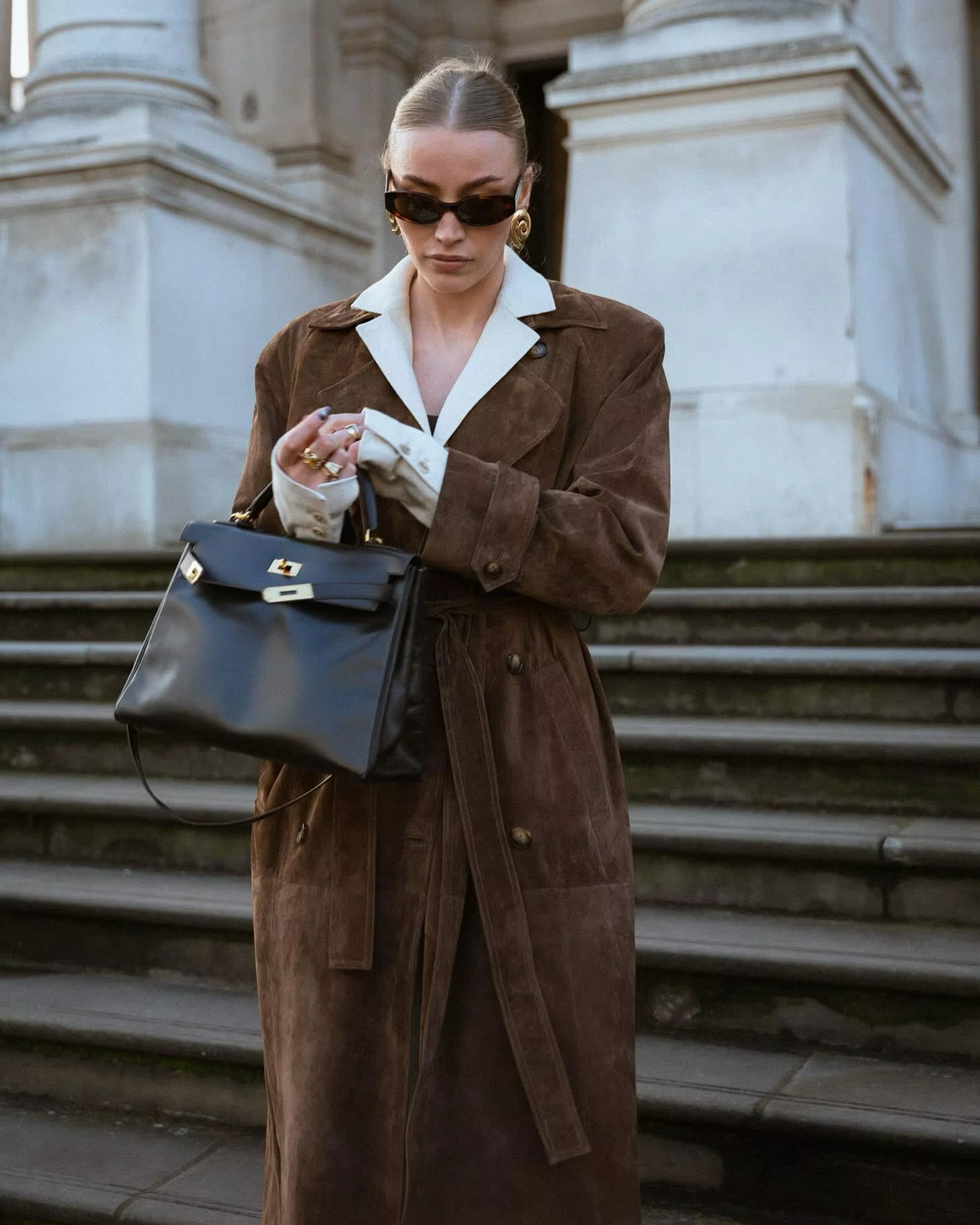 EB | Faux Suede Winterjacke für Damen