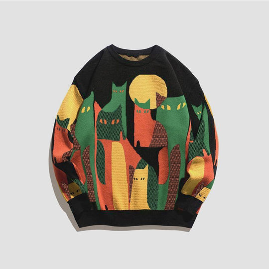 EB | Unisex Sweatshirt mit Katze