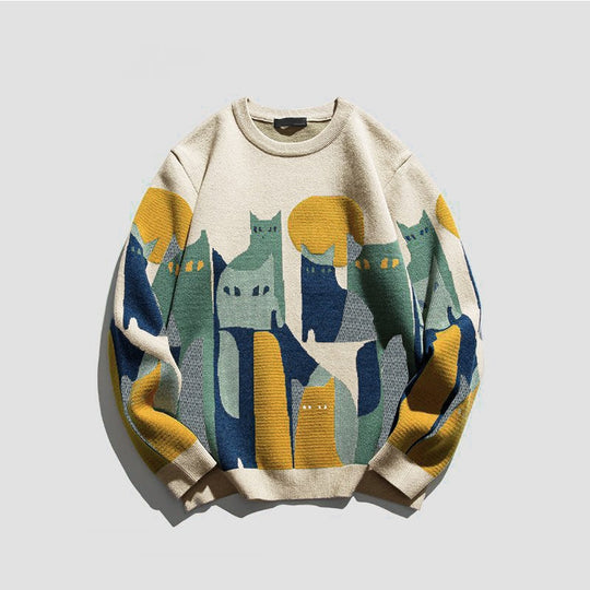 EB | Unisex Sweatshirt mit Katze