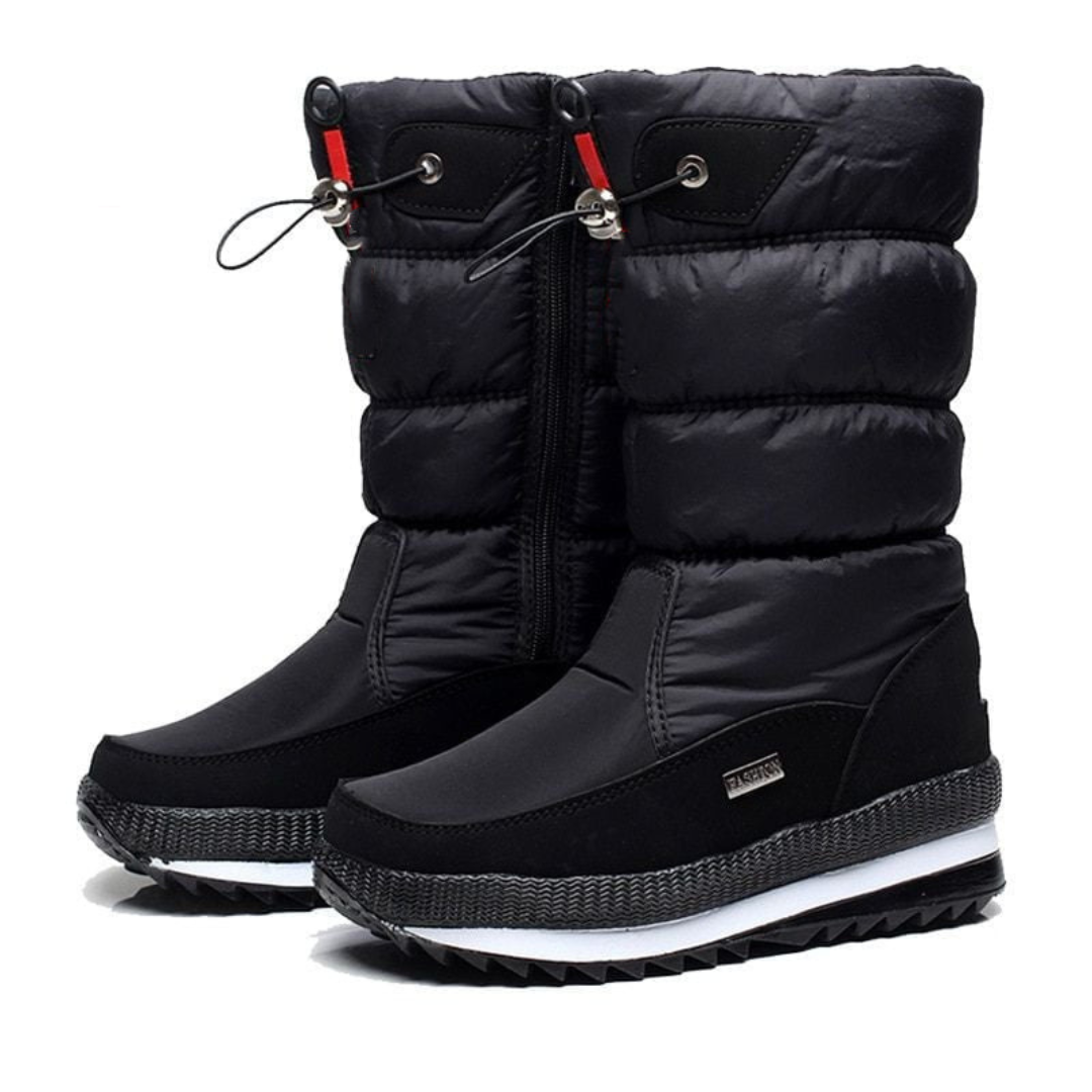 Rutschfeste Und Wasserdichte Schneestiefel Aus Kunstfell EB