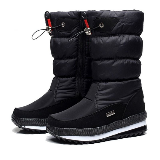 Rutschfeste Und Wasserdichte Schneestiefel Aus Kunstfell EB