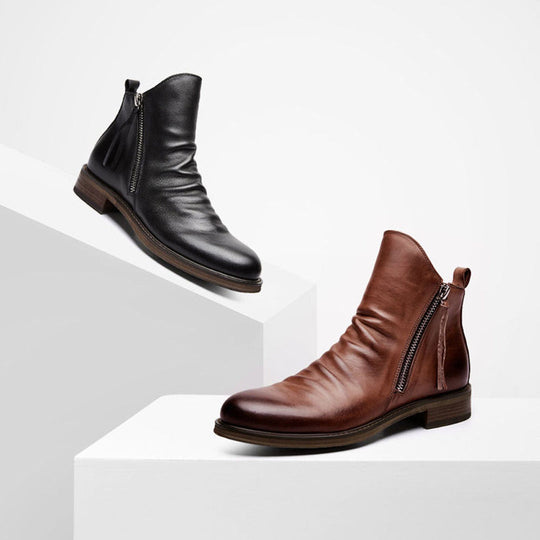 EB - Lässige Herbst Stilvolle Stiefel mit Reißverschluss für Männer