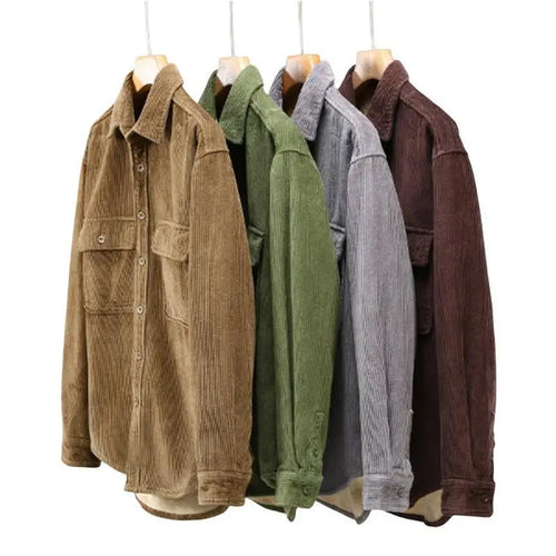 EB | Corduroy-Hemd Herren Winter
