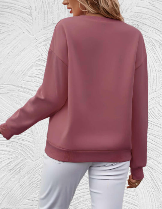 EB | Lässiges Sweatshirt mit Motivierendem Druck