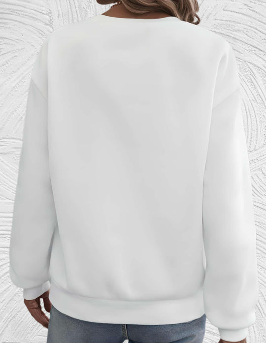 EB | Lässiges Sweatshirt mit Motivierendem Druck