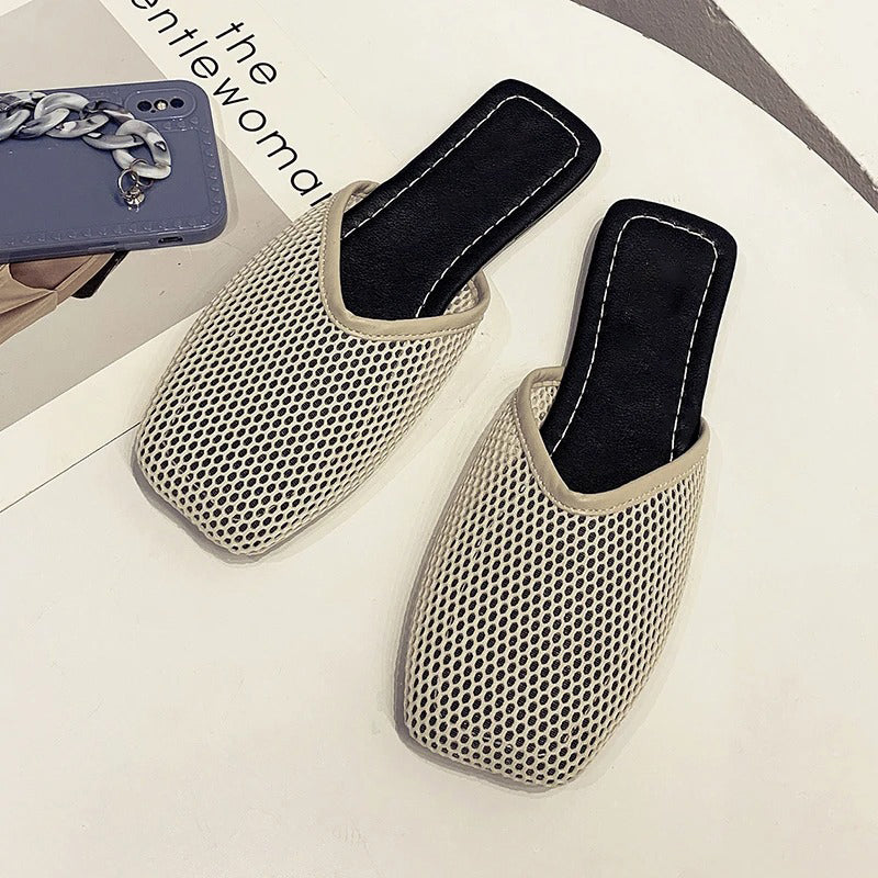 Damen Mesh Hausschuhe mit geschlossener Zehe – Odessa EB