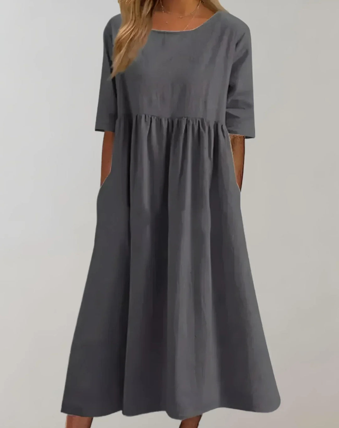 EB | Locker Sitzendes Baumwollkleid