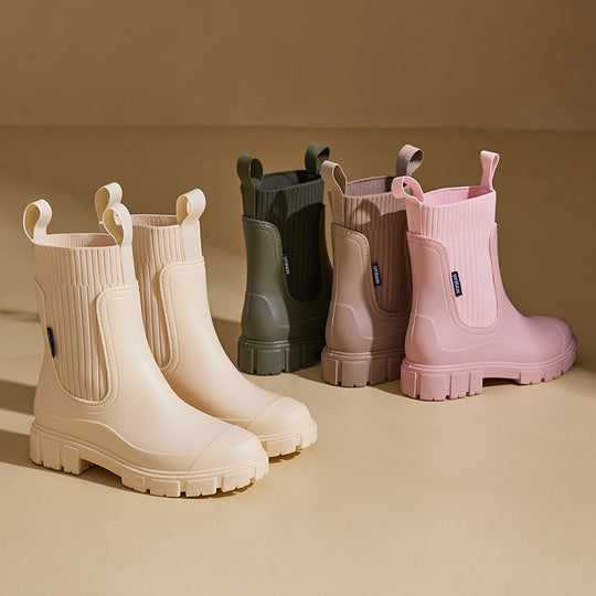 EB | Damen isolierte wasserdichte Gummistiefel mit rutschfester Sohle