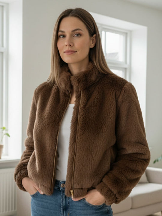 EB | Damenjacke Warm und Stilvoll Chic und Bequem