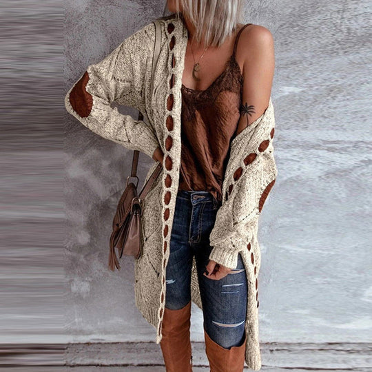 EB | Modische Strickjacke mit Kapuze