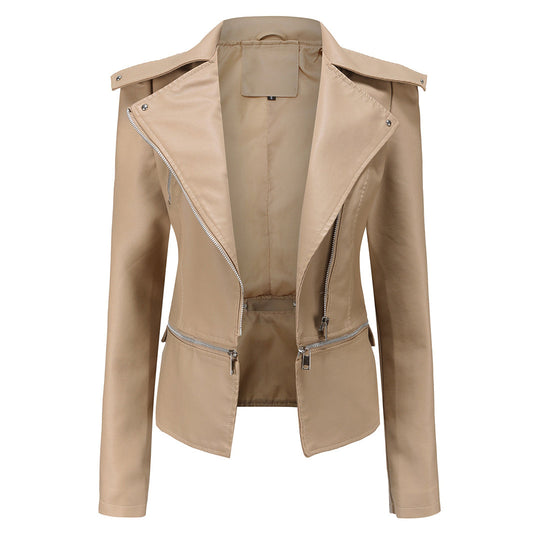 EB | Slim Fit Bikerjacke für Frauen
