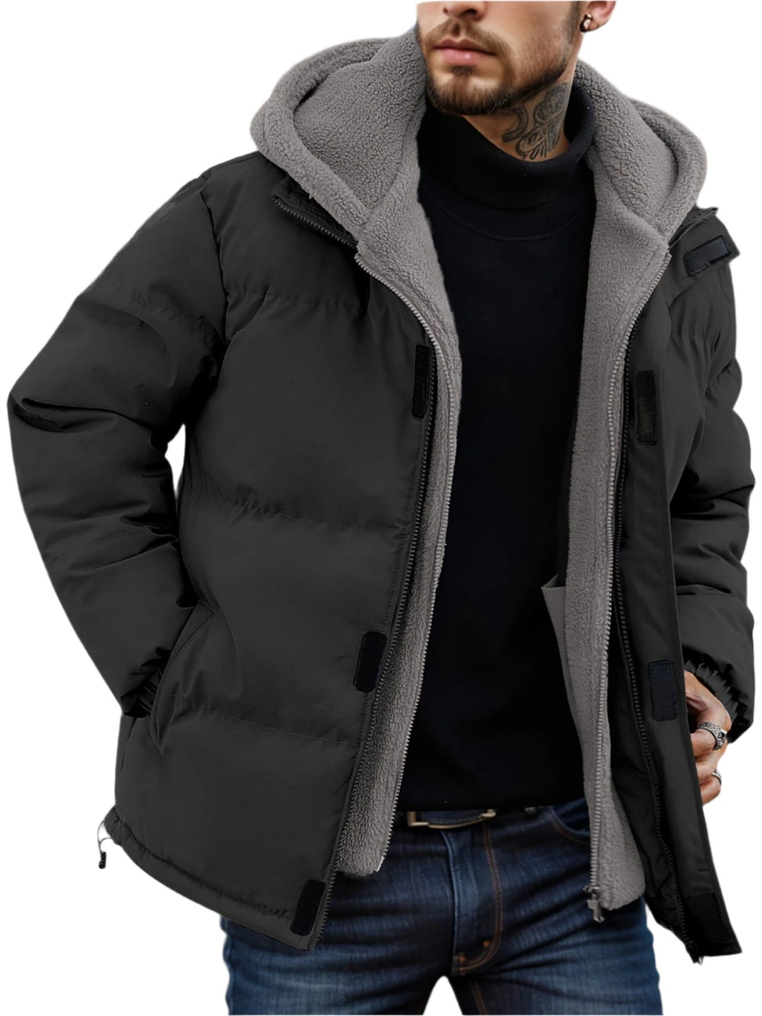 EB | Winter-Kapuzenjacke im 2-in-1-Look