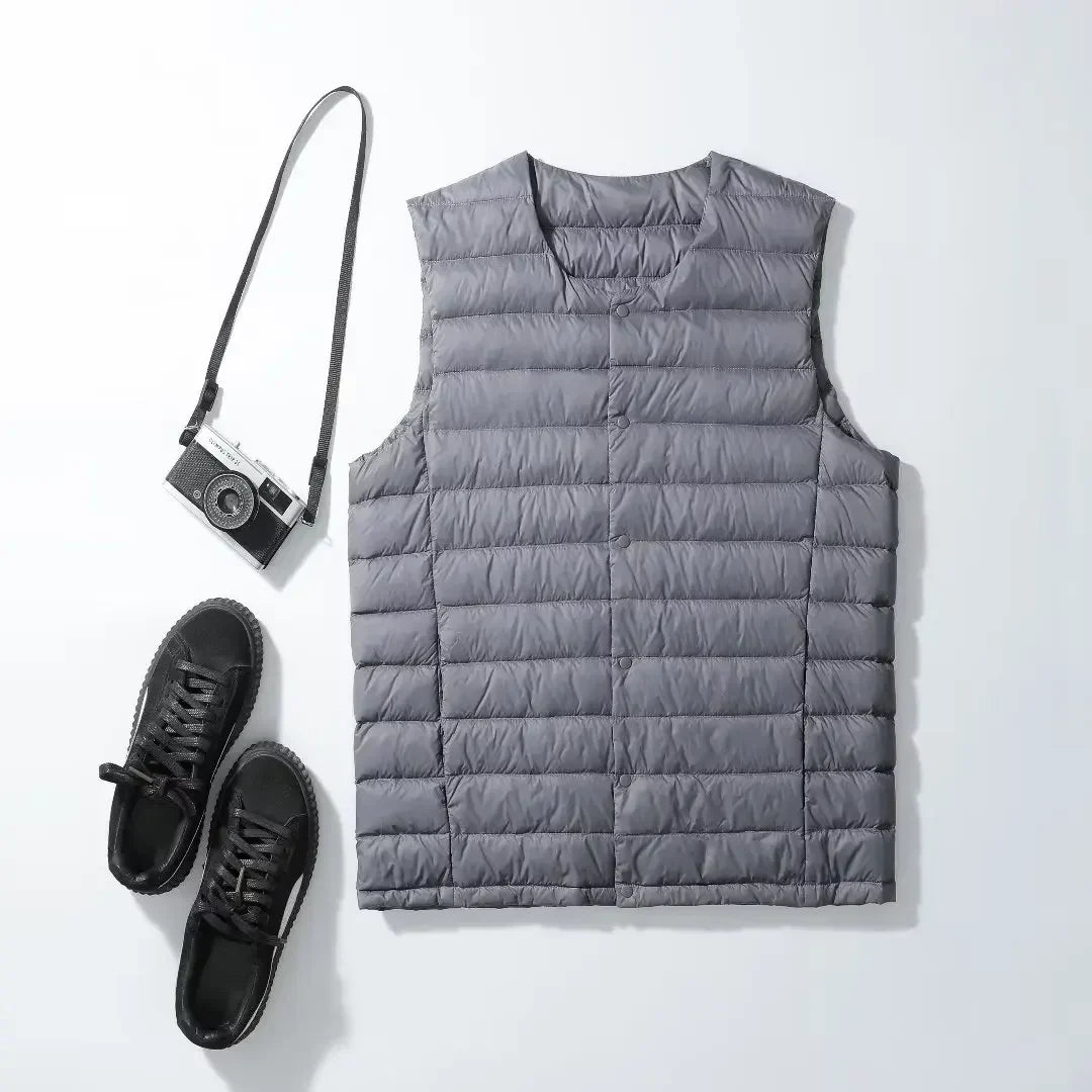 EB | Ärmellose Daunenweste Herren ultraleicht & warm - Herbst/Winter
