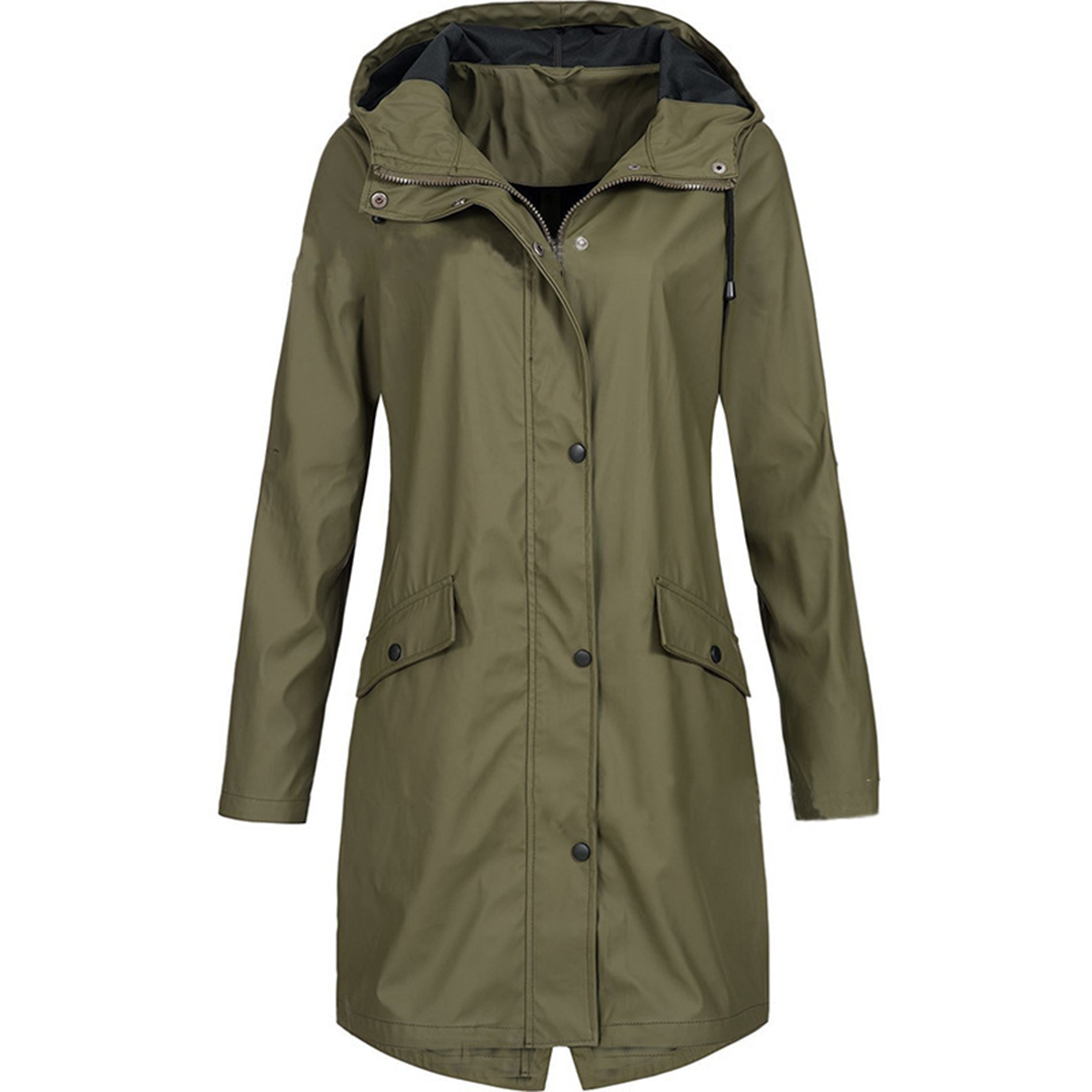 EB | Wasserdichte Lange Jacke - Winddicht & Bequem