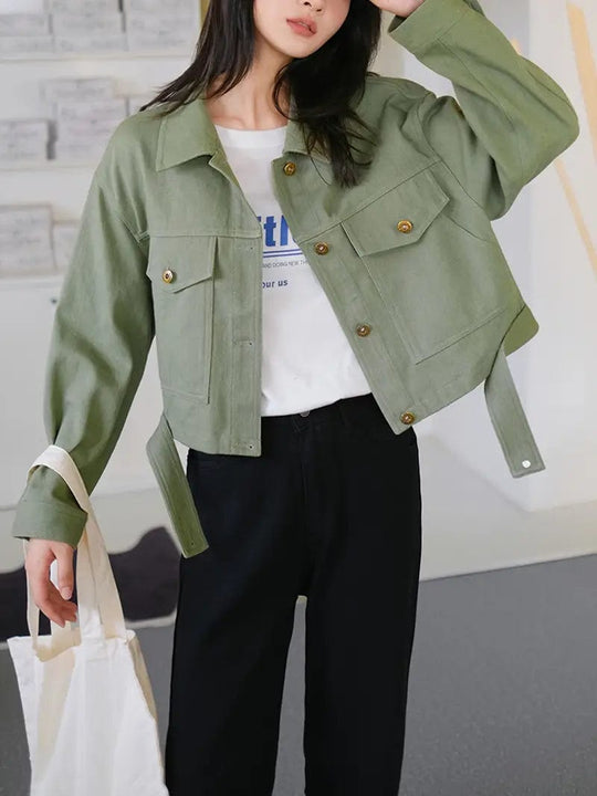 EB | Jacke Casual Denim Perfekt für Lässige Tage