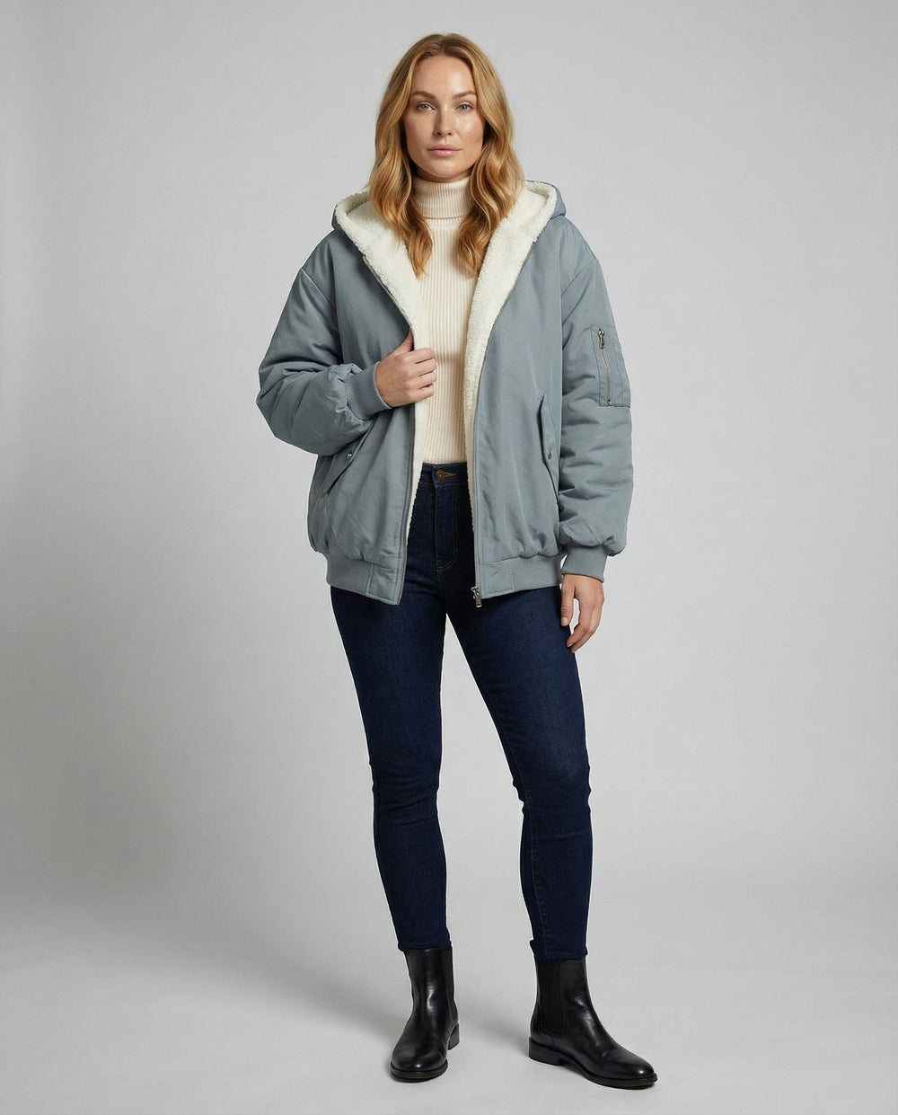 Wendbare Oversize Winterjacke | EB