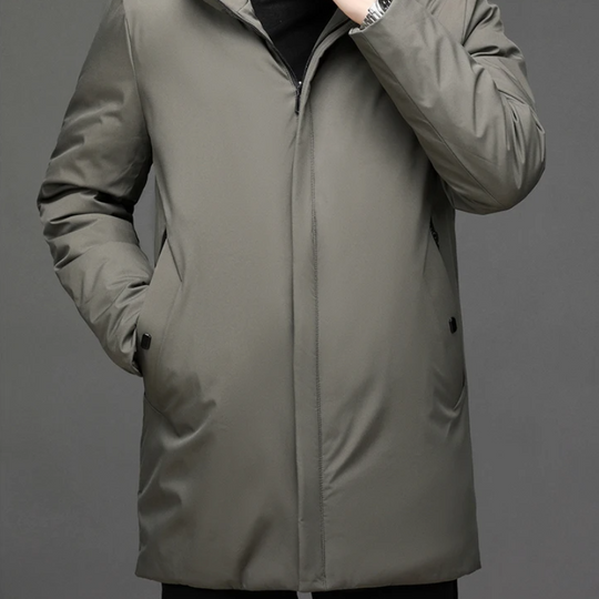 EB | Warme Kapuzen-Pufferjacke für Den Winterkomfort Von Männern