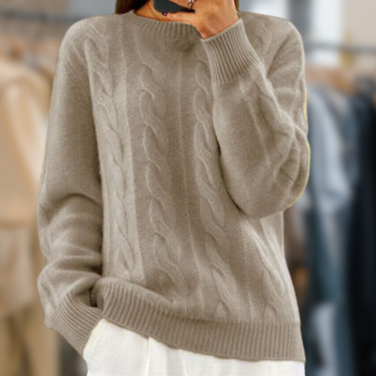 EB | Trendig Weicher Strickpullover für Frauen