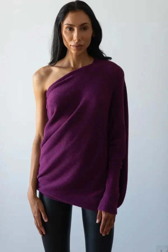 EB | Drapierter Rollkragenpullover Damen - Pullover Damen