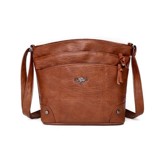 EB | Vintage Leder Umhängetasche für Damen