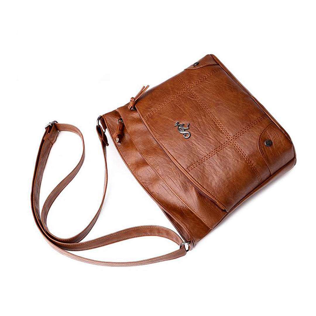 EB | Vintage Leder Umhängetasche für Damen