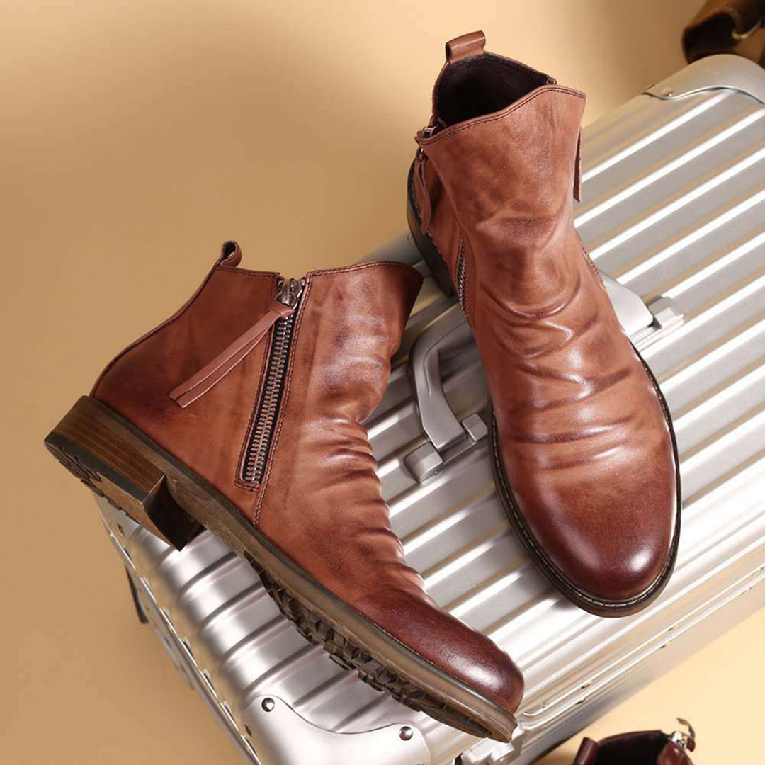 EB - Lässige Herbst Stilvolle Stiefel mit Reißverschluss für Männer