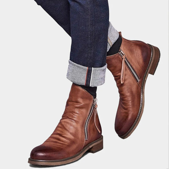 EB - Lässige Herbst Stilvolle Stiefel mit Reißverschluss für Männer